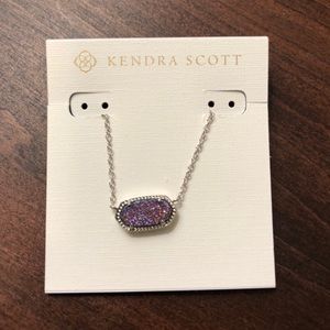 Kendra Scott Elisa Multicolored Drusy Necklace